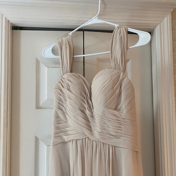 Bill Levkoff Cream Bridesmaids Dress - Picture 4 of 4